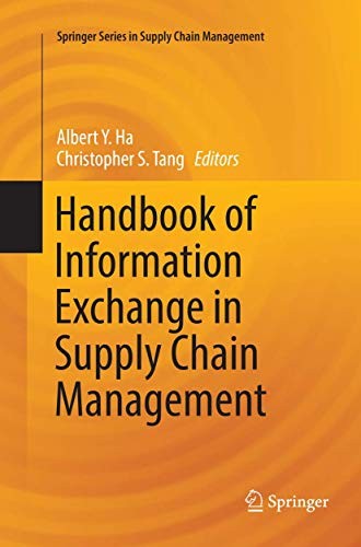 Cover for Handbook of Information Exchange in Supply Chain Management