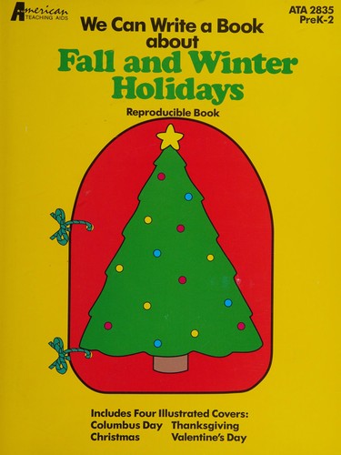 Cover for We Can Write a Book about Fall and Winter Holidays