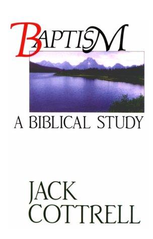 Cover for Baptism a Biblical Study