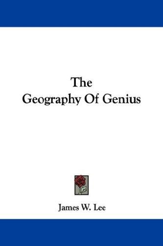 Cover for The Geography Of Genius