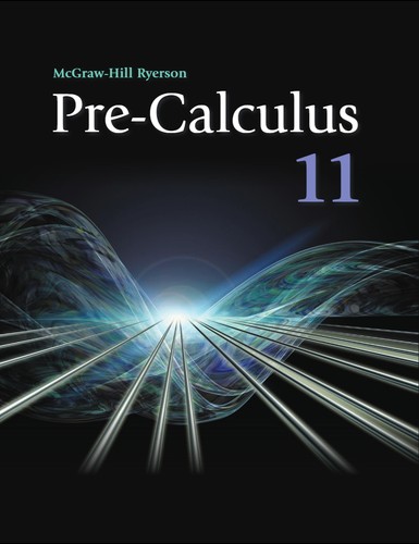 Cover for Pre-Calculus 11 Student Edition