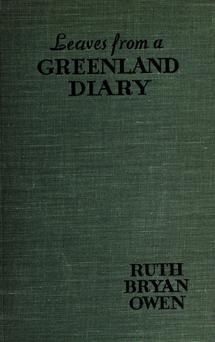 Cover for Leaves from a Greenland diary