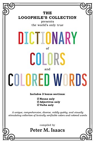 Cover for Dictionary of Colors and Colored Words