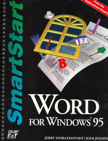 Cover for Word for Windows 95 SmartStart