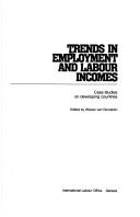 Cover for Trends in employment and labour incomes