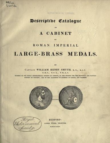 Cover for Descriptive catalogue of a cabinet of Roman imperial large-brass medals.