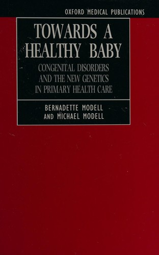 Cover for Towards a healthy baby