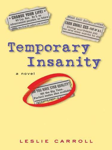 Cover for Temporary Insanity