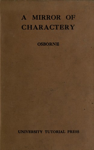 Cover for A mirror of charactery
