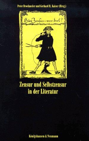 Cover for Zensur und Selbstzensur in der Literatur