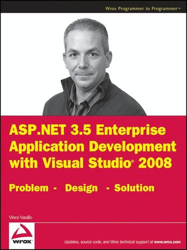 Cover for ASP.NET 3.5 Enterprise Application Development with Visual Studio 2008