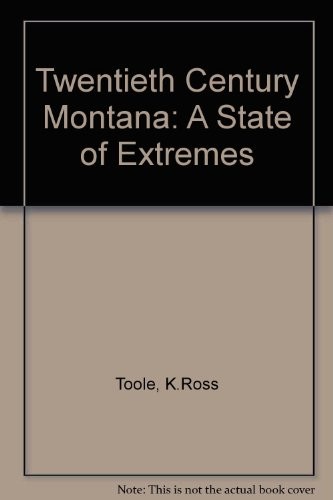 Cover for Twentieth-century Montana