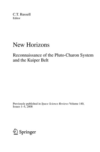 Cover for New Horizons