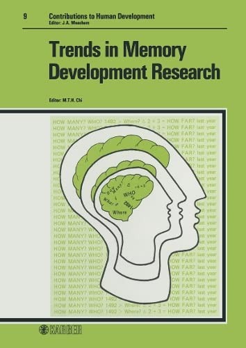 Cover for Trends in Memory Development Research