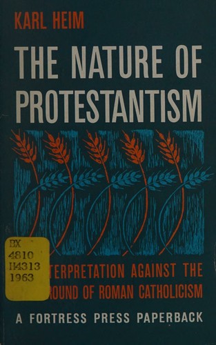 Cover for The nature of Protestantism