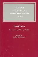 Cover for Patent, Trademark, and Copyright Laws 2003