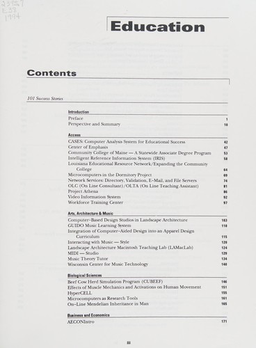 Cover for 101 success stories of information technology in higher education