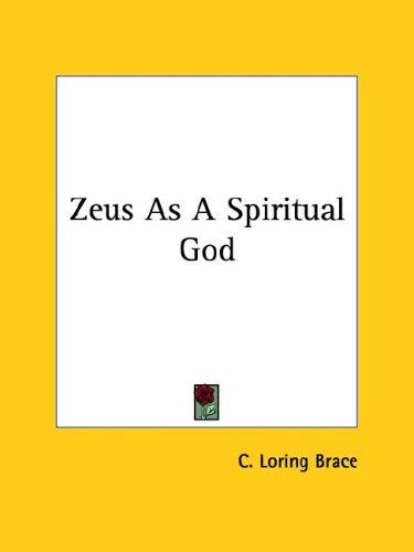 Cover for Zeus As a Spiritual God
