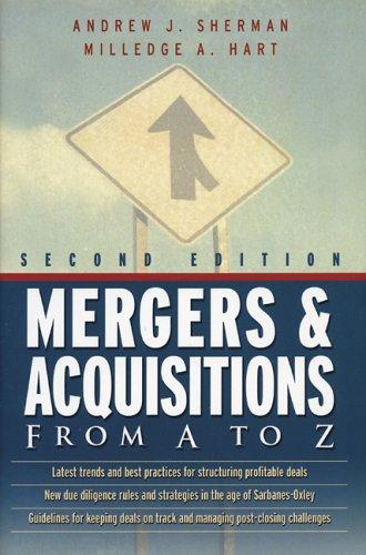 Cover for Mergers & acquisitions from A to Z