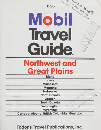Cover for Mobil Travel Guides.