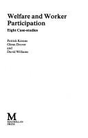 Cover for Welfare and worker participation