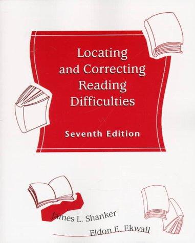 Cover for Locating and correcting reading difficulties