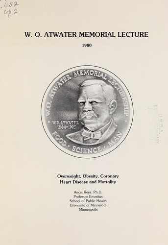 Cover for Overweight, obesity, coronary heart disease and mortality