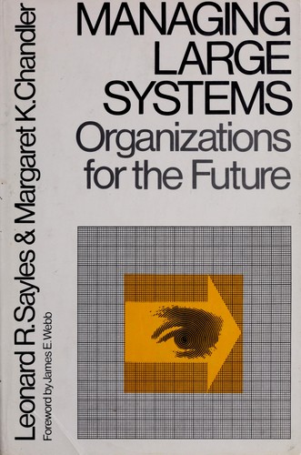 Cover for Managing large systems: organizations for the future