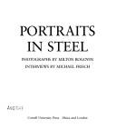 Cover for Portraits in steel