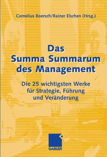 Cover for Das Summa Summarum des Management