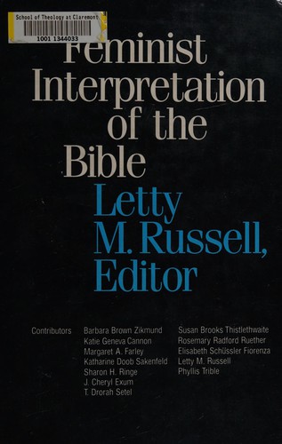 Cover for Feminist interpretation of the Bible
