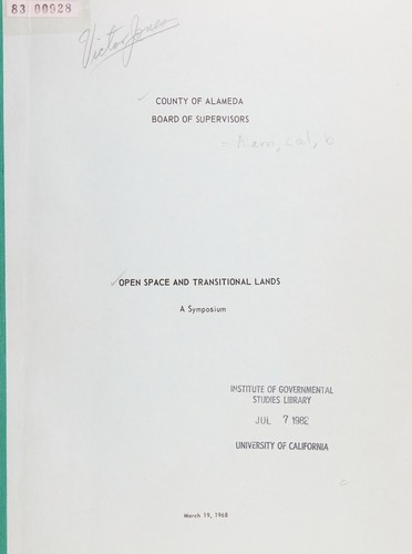 Cover for Open space and transitional lands