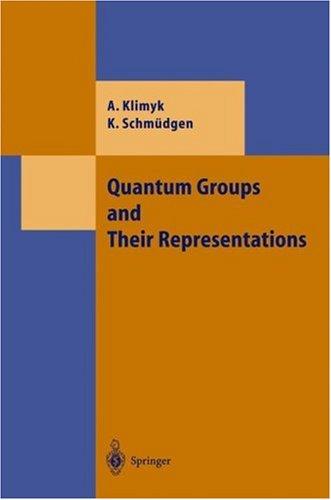 Cover for Quantum groups and their representations