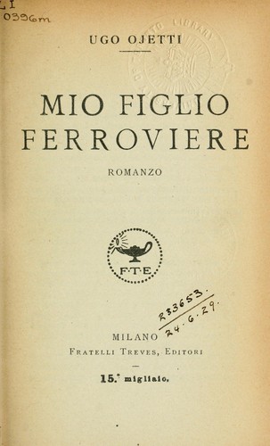 Cover for Mio figlio ferroviere