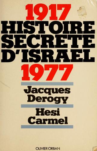 Cover for Histoire secrète d'Israël