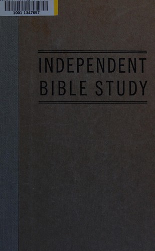 Cover for Independent Bible study