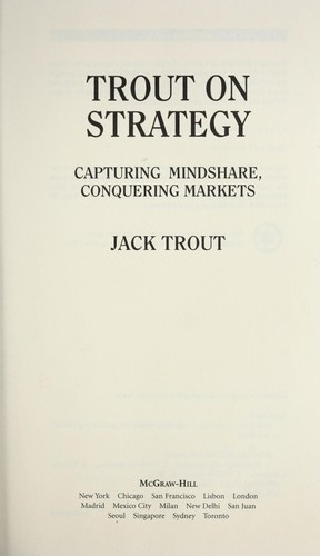 Cover for Trout on strategy