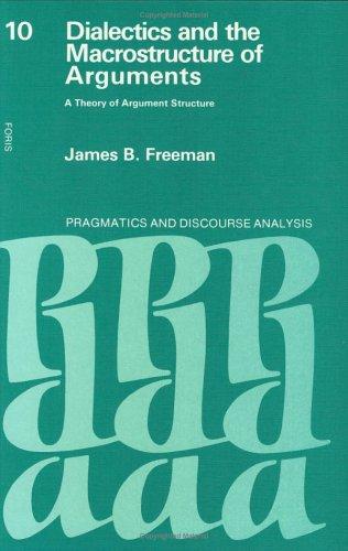 Cover for Dialectics and the macrostructure of arguments