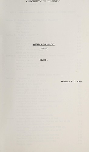 Cover for Materials for property