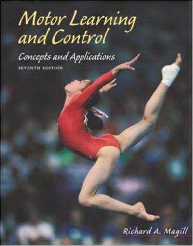 Cover for Motor Learning and Control