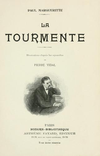 Cover for La tourmente