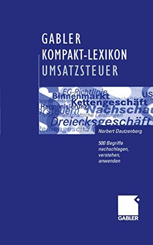 Cover for Gabler Kompakt-Lexikon Umsatzsteuer