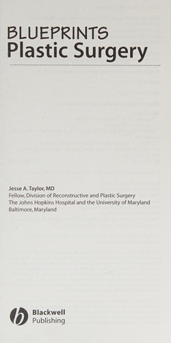 Cover for Blueprints plastic surgery