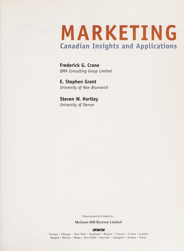 Cover for Marketing