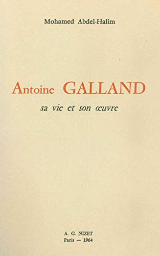 Cover for Antoine Galland