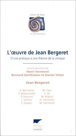 Cover for L' oeuvre de Bergeret