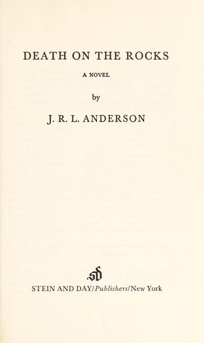 Cover for Death on the rocks