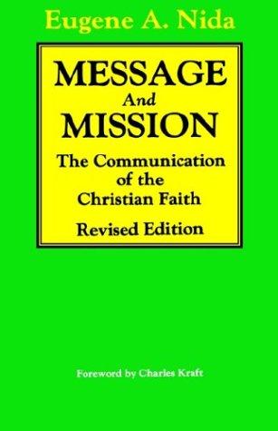 Cover for Message and Mission