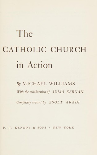 Cover for THE CATHOLIC CHURCH IN ACTION
