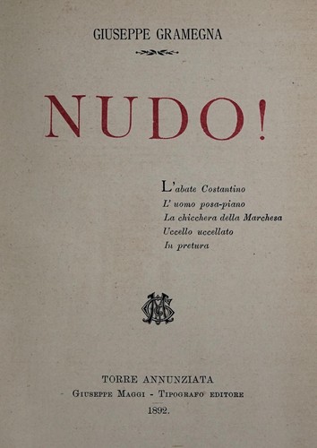 Cover for Nudo!
